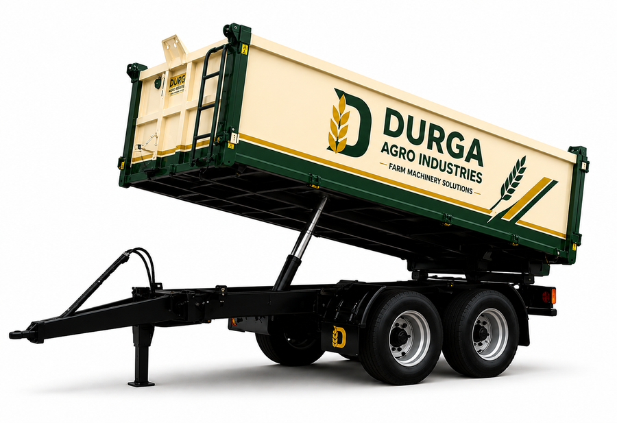 14 ft trolley trailer with 4 tyres by DURGA AGRO INDUSTRIES