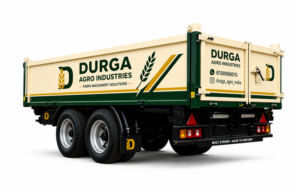 14 ft trolley trailer by DURGA AGRO INDUSTRIES – view 3