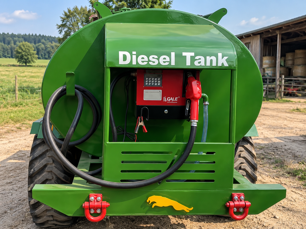 4000 LTR green diesel tanker with fuel pump by DURGA AGRO INDUSTRIES – view 6