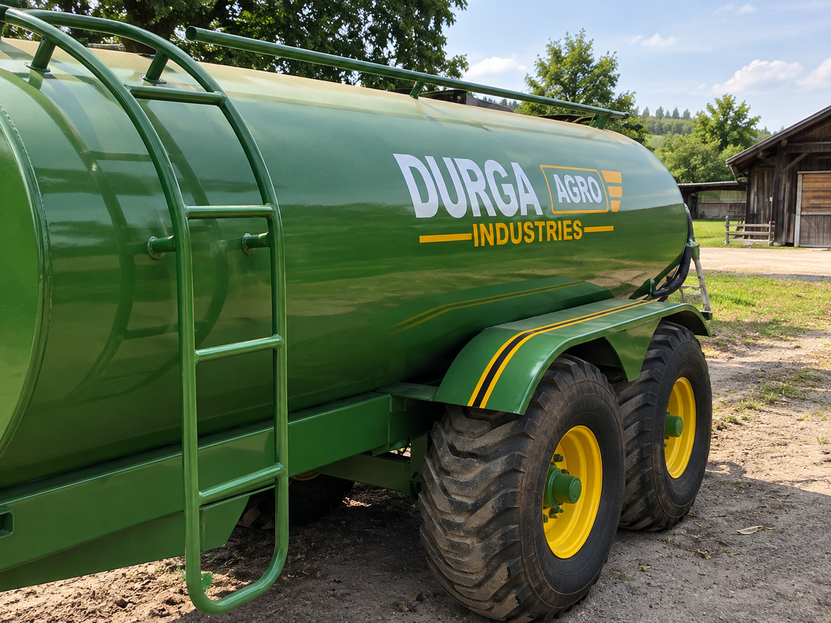 4000 LTR green diesel tanker with fuel pump by DURGA AGRO INDUSTRIES – view 7