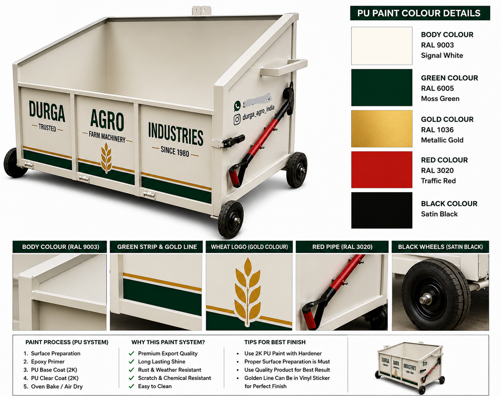 Lift carrier by DURGA AGRO INDUSTRIES – size details